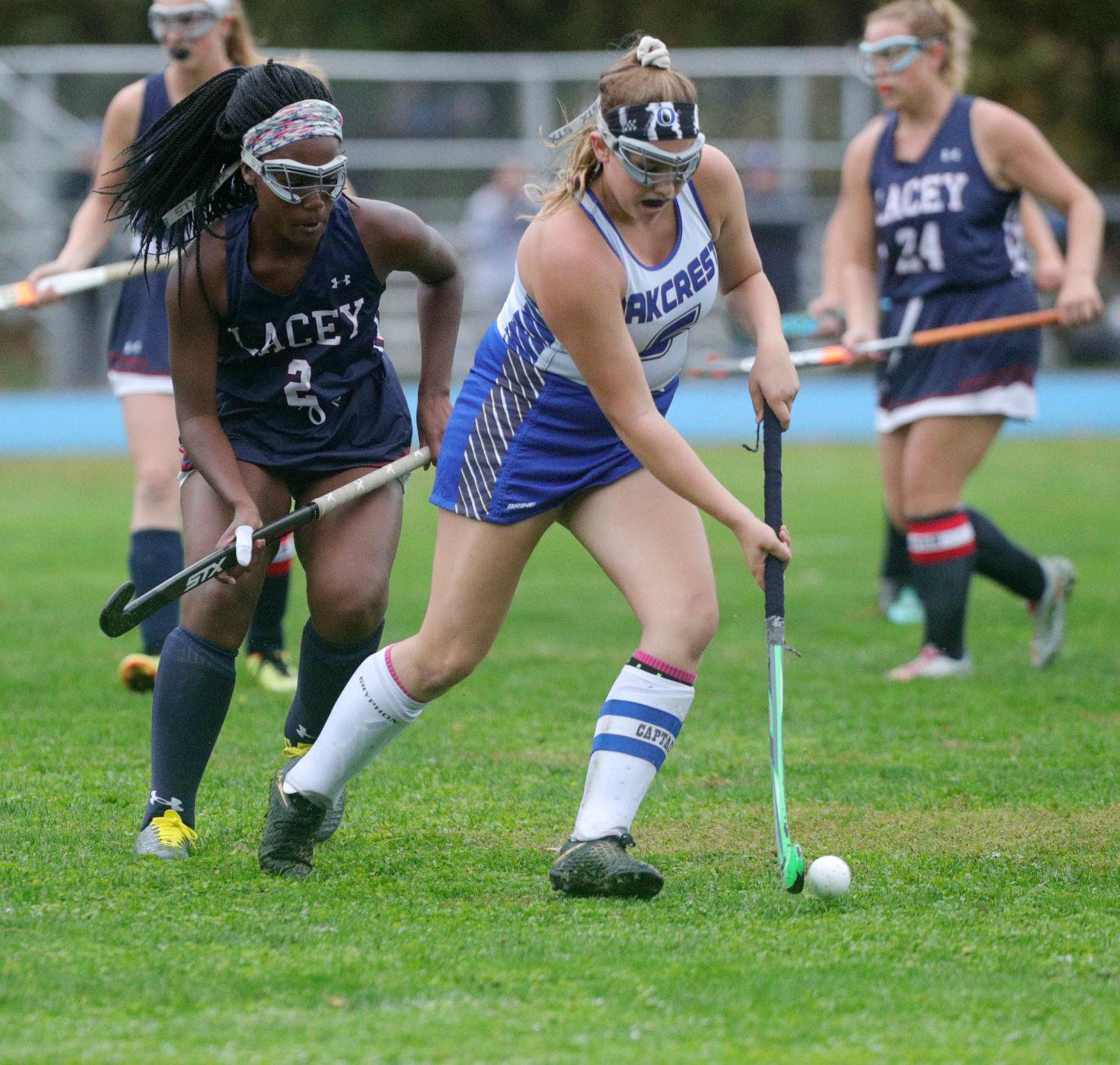 Lacey vs Oakcrest Field Hockey game